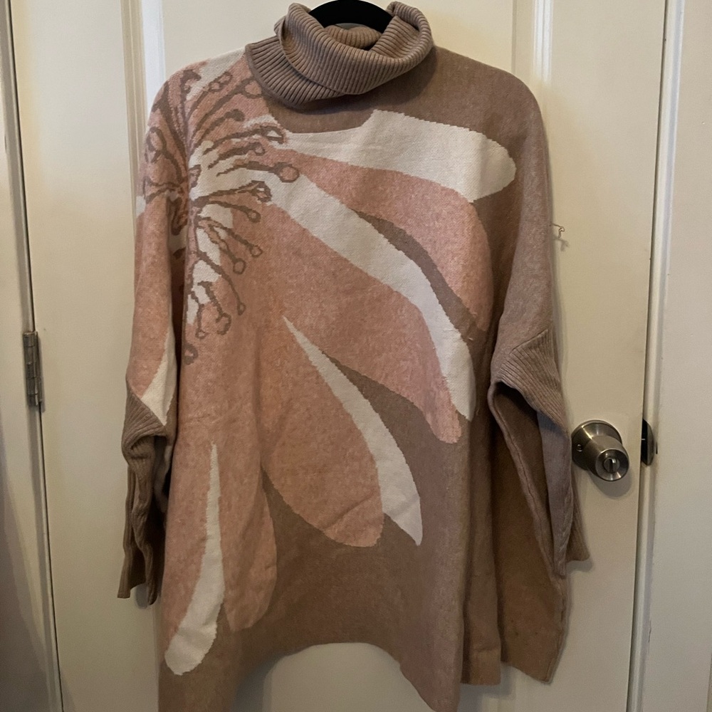 Joseph A turtleneck poncho sweater purchased from Bloomingdale’s